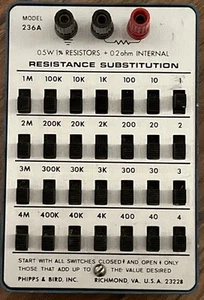 Phipps & Bird Inc. Resistance Substitution Decade Box 236A - Bild 1 von 4