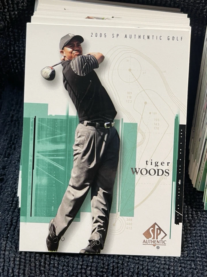 2005 Upper Deck SP Authentic Golf Complete Base Set 1-60 Tiger Woods - Image 1 of 4