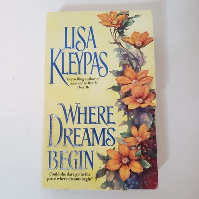 Where Dreams Begin Paperback Book W/Stepback Lisa Kleypas 1st Edition 2000  Foto 1 de 4