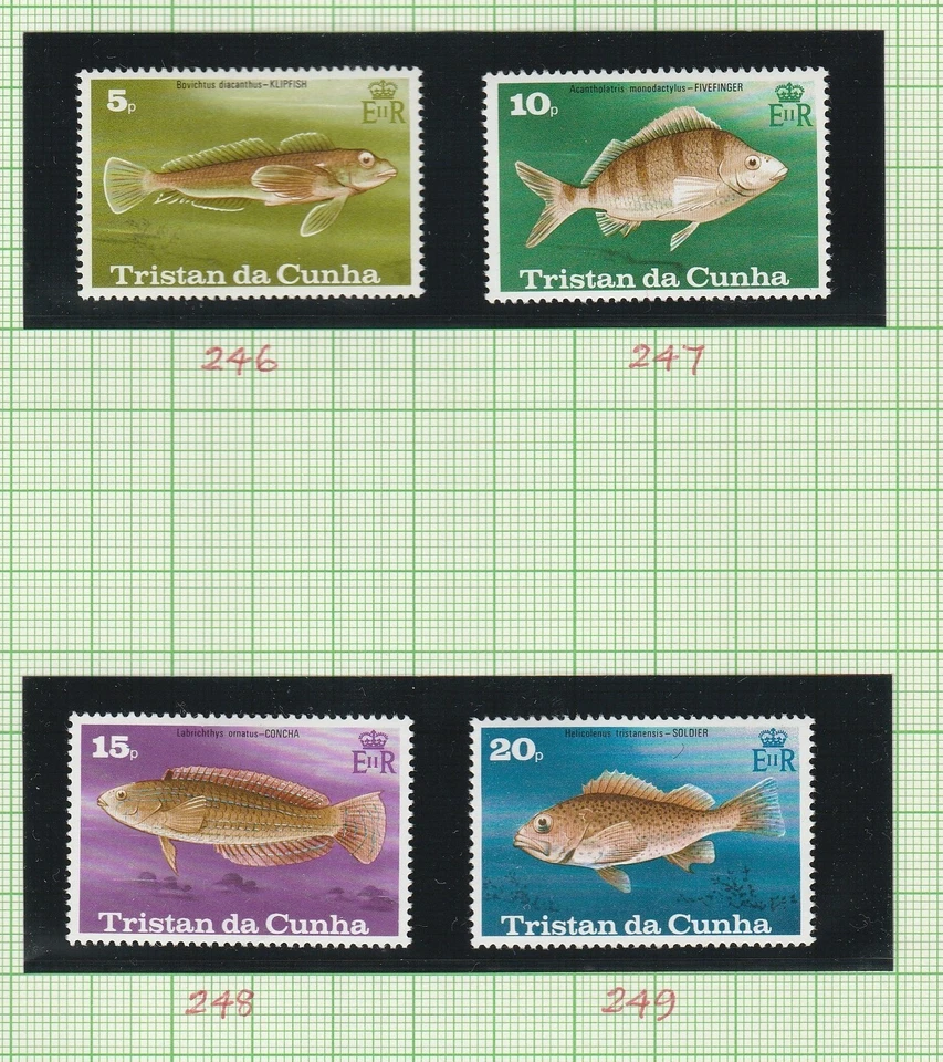 Tristan Da Cunha 1978 peces SG 246-249 MNH Foto 1 de 1