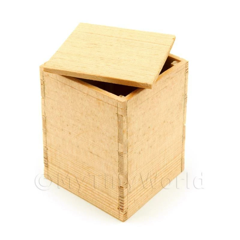 Miniatura per Casa Delle Bambole Grande Legno Imballaggio Custodia - Immagine 1 di 1