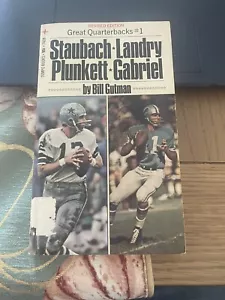Fútbol americano Great Quarterbacks #1 Staubach Plunkett Griese Gabriel 1974 - Imagen 1 de 3