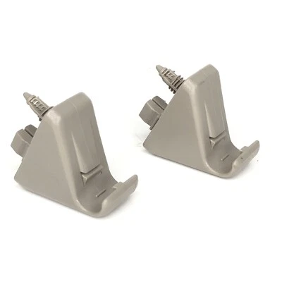 Juego de 2 pares de clips retenedores para parasol Kia Sedona 2002-2005 bronceados OEM Foto 1 de 4