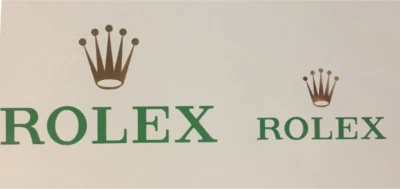 Rolex Stickers x 2 For Watch Winder / Display Case Box