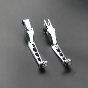 Palanca de embrague de freno de calavera de aluminio cromado para motocicleta Harley Softai Sportster - Imagen 1 de 7