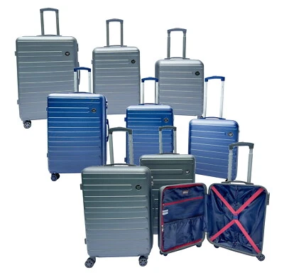 LEX 3-tlg. Komfort Kofferset ABS Reisekoffer-Set Koffer Hartschale Trolley NEU - Bild 1 von 4