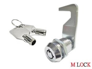 Homak Tool box lock 5/8" Tubular Cam Lock 90 degree hook cam replacement lock - Picture 1 of 5