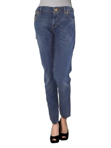 Heysa Jeans Da Donna 43 W29 Eu39 L Large Denim Blu Slim Fit Made In Italy Cotone - Imagen 1 de 24