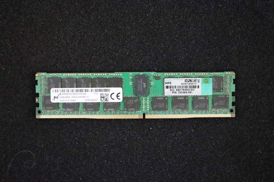 Micron MTA36ASF2G72PZ-2G1B1QG DDR4 ECC Reg. Module 16GB (1x16) PC4-2133P #7792 - Bild 1 von 1