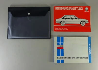 Cartella Con Istruzioni / Manuale Talbot Solara Stand 03/1980 - Immagine 1 di 4