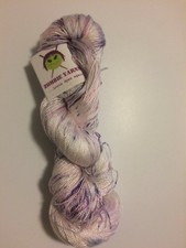 Zombie Yarns Soul Light - Berry Pop Rocks Pink Speckle 100% Tencel - Free S/H