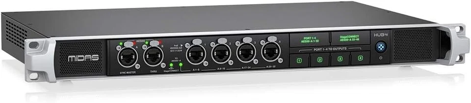 Midas HUB4 Monitor System Hub with 4 PoE Ports - Image 1 of 4