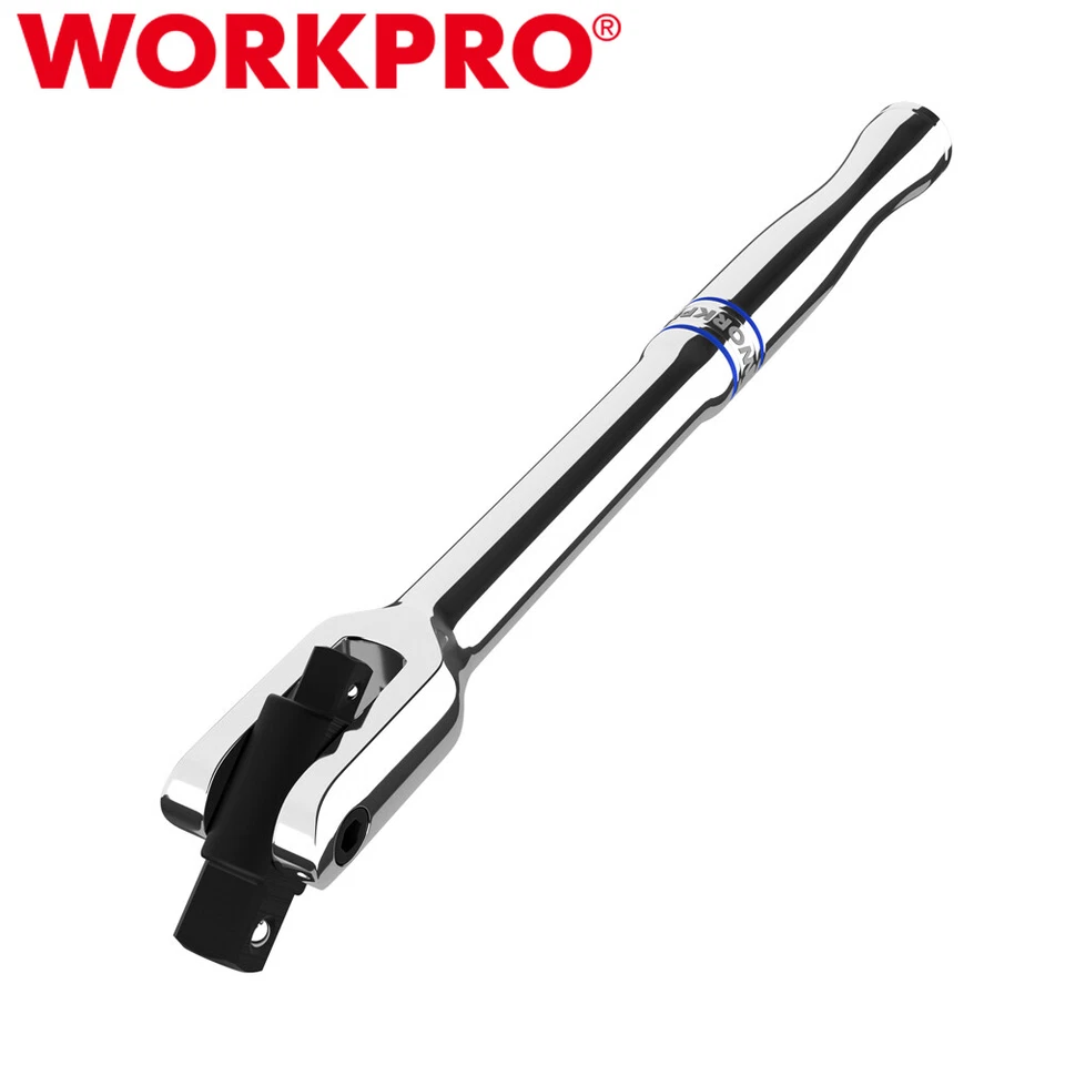 WORKPRO 8"Length Dual Drive Breaker Bar 3/8"& 1/4" Drive Heavy Duty Breaker Bars - Image 1 of 4