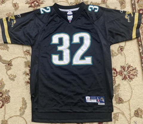 Youth Large Maurice Jones-Drew Jacksonville Jaguars NFL #32 Reebok Jersey Cover