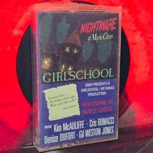 Girlschool: Nightmare at Maple Cross - Girl School NOS vtg Sealed Cassette Tape - Picture 1 of 3