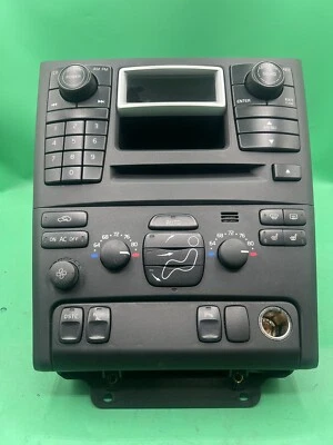 Volvo XC70 2006-2008 control de clima con conjunto de radio probado OEM Foto 1 de 4