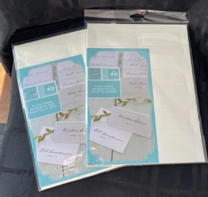 Lot 2 • GARTNER IVORY PEARL PLACE CARDS 48 ct PRINTABLE WEDDING SPECIAL OCCASION - Picture 1 of 3