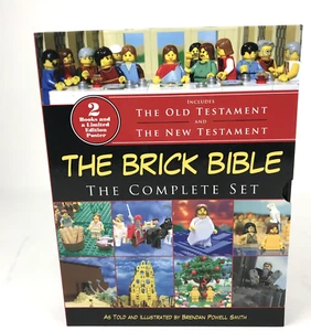 The Brick Bible Old And New Testament Complete Box Set with Poster Lego Like New - Picture 1 of 7