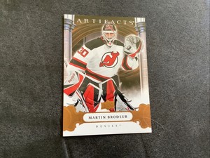 2009-10 ARTIFACTS # 53  MARTIN BRODEUR , DEVILS 