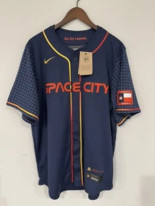 Nike Houston Astros 2024 City Connect Jeremy Peña #3 Vapor Limited Jersey - Picture 1 of 11