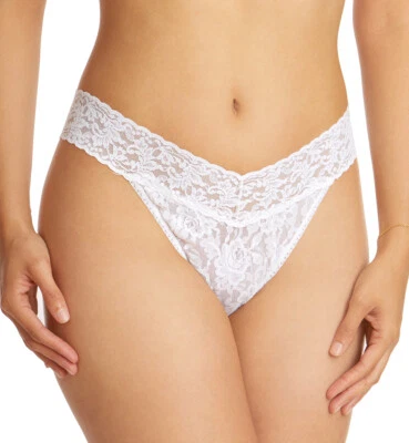 Tanga Hanky Panky Signature encaje elástico tiro original (4811P) Foto 1 de 4