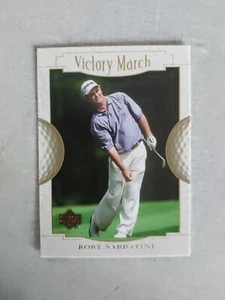 2001 Upper Deck Golf Card #162 Rory Sabbatini VM NM 001606 Read Description  - Picture 1 of 2