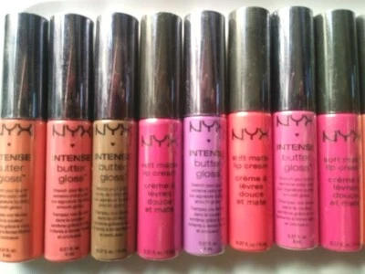 NYX Intense Butter Gloss Soft Matte Lip Creme Multi Shade Variety Colors Sealed - Image 1 of 2