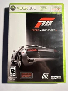 Forza Motorsport 3 (Xbox 360) CIB Completo con Manual/Juego - Imagen 1 de 6