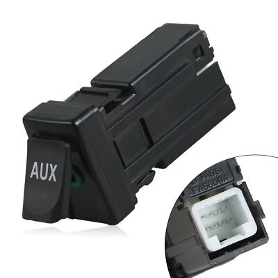 1PC Black Aux Port Adapter for 2009-2012 Toyota Tacoma 2009-2013 Corolla - Image 1 of 4