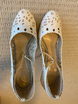Zapatos Charlotte Olympia de cuero blanco alto talla EU36 Foto 1 de 4