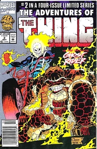 Adventures Of The Thing Ghost Rider Volume 1 No 2 May 1992 Marvel Comics Vintage - Picture 1 of 8