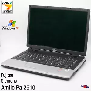 Notebook Fujitsu Siemens Amilo Pa 2510 120GB HDD 3GB RAM Dvd-Rw For Windows XP - Picture 1 of 10