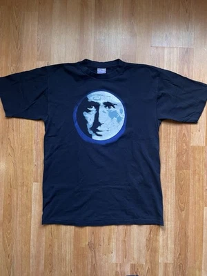 Vintage 90s Man On The Moon Movie Shirt L Jim Carrey Andy Kaufman Single Stitch - Image 1 of 4