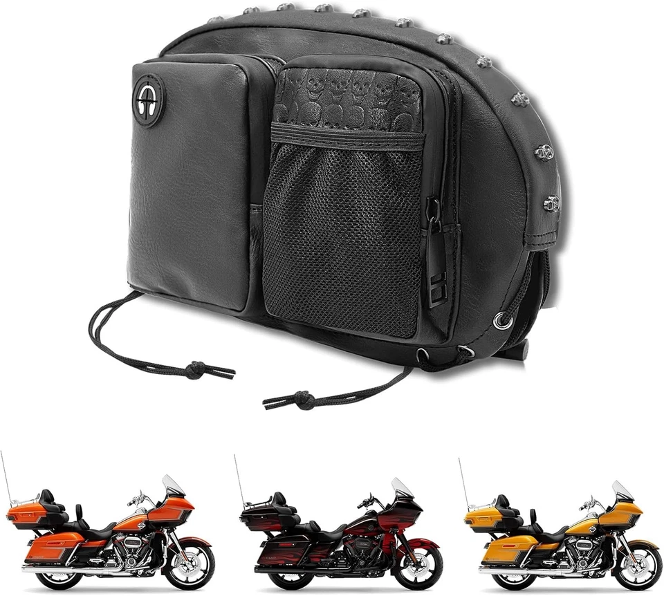 Motorcycle Backrest Organizer Bag New For HARLEY 2009-up Honda Goldwing GL1800 Foto 1 de 4