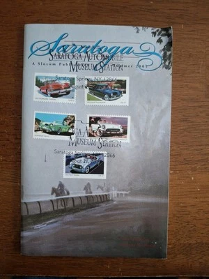 Sporty Cars of the 1950s-2005 #3931-35 2nd Day FDC on Saratoga Auto Museum Book - Image 1 of 3
