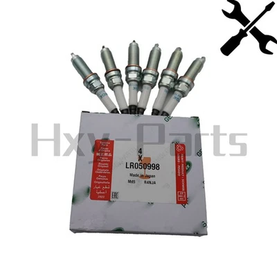6PC OEM for Jaguar XE XF XJ F-Type F-Pace Engine Spark Plug 5.0 V8 3.0 LR050998 Foto 1 de 4