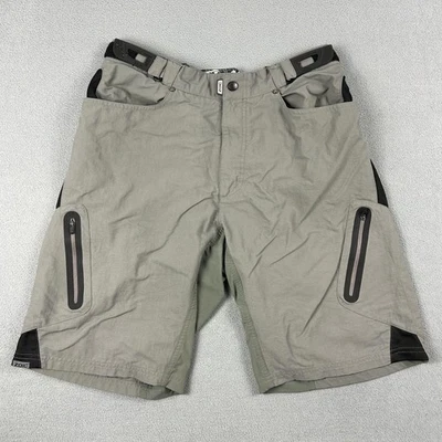 Pantalones Cortos de Ciclismo ZOIC para Hombres Gris Medio MTB Bicicleta de Montaña Bolsillos con Cremallera Ajustables Foto 1 de 4