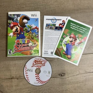 Mario Super Sluggers (Nintendo Wii 2008) CIB komplett mit Handbucheinlagen getestet - Bild 1 von 11