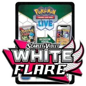 Pokémon TCG Live Online Code Card Unused White Flare x1 (Sent eBay messenger) - Picture 1 of 1