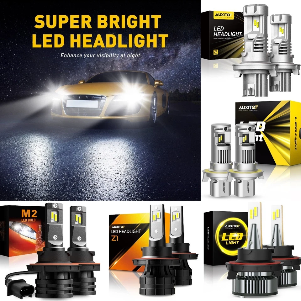 AUXITO LED Headlight for Ford F-250 F-350 Super Duty High Low Beam H13/M3/Q16/Z1 - Image 1 of 1