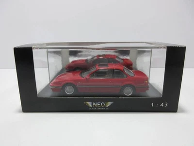 NEO 1/43 Honda Prelude 3rd Gen 4WS 2.0i 16 Red Diecast Model Car - Image 1 of 3