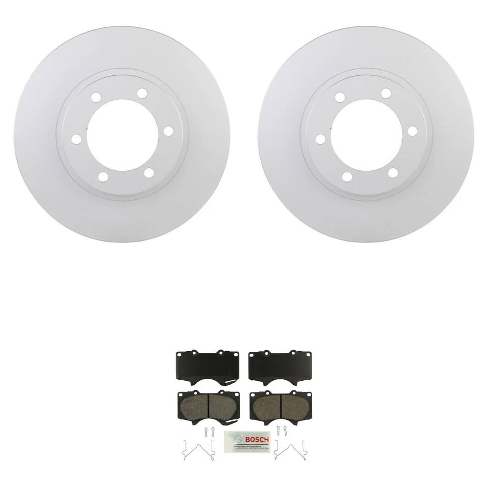 Kit de pastillas de freno de disco de cerámica azul rotores Quietcast delanteros Bosch para GX470 4Runner Foto 1 de 1