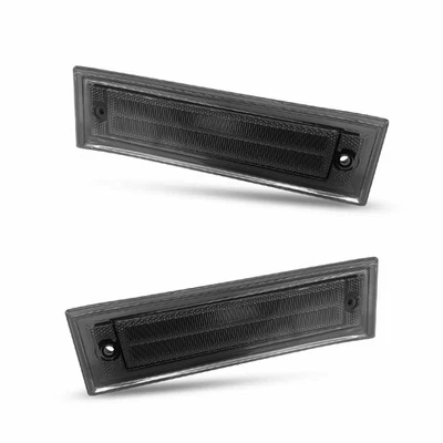 Luz marcadora de guardabarros delantero ahumada para 81-91 Chevrolet C10 C20 C30 GMC C1500 C2500 Foto 1 de 4