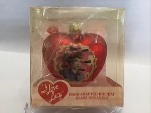 Vintage Kurt Adler I Love Lucy Heart ❤️ Adorno de Navidad de vidrio con caja - Imagen 1 de 6