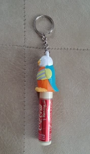 Lip Smacker Coca Cola Van Flavor Balm Moisturizer w/ Bird Travel Holder Keychain - Picture 1 of 18