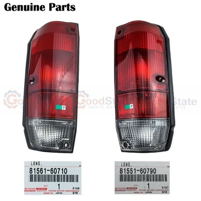 Genuine Toyota LandCruiser 76 Series VDJ RH LH Rear Tail Light Lamp Lens Set - Image 1 of 4