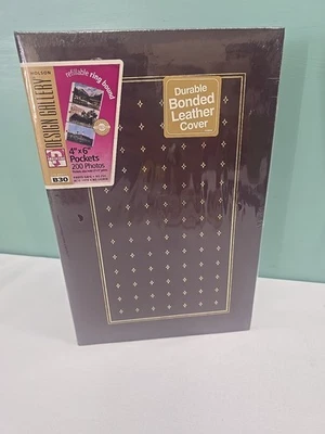 The Holson Co Design Gallery  Bonded Leather Photo Album 4×6 NEW  - Image 1 of 4