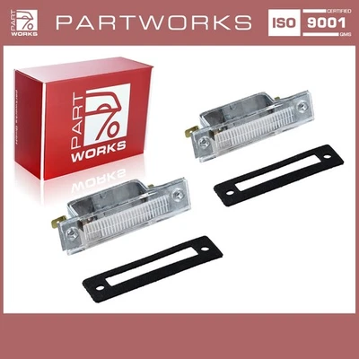 PARTWORKS 2x luci targa per PORSCHE 911 F 912 '65-'73 914 luce targa