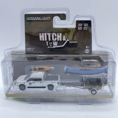 Nissan Titan XD Pro 2019 Greenlight enganche y remolque 4X y canoa serie 23 Foto 1 de 2