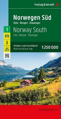 Freytag & Berndt Norway South, Road and Leisure Map (Map) (UK IMPORT) - Image 1 of 1